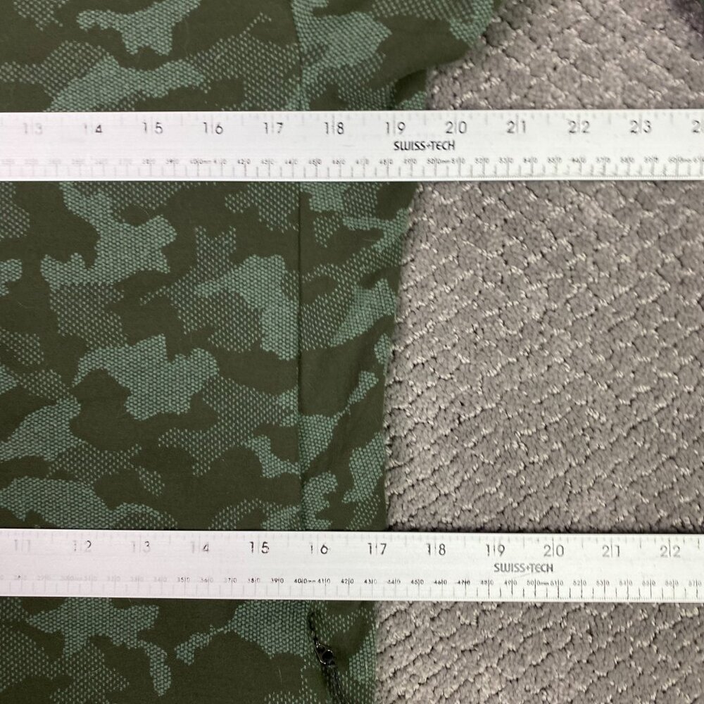 Lululemon Surge Warm Full Zip Jacquard Jacket Hoodie Men's Medium Camo Green Gym - Picture 8 of 10